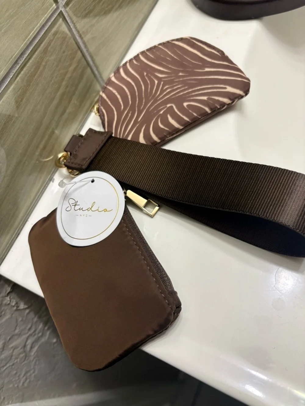 Brown Studio Coin Bag - Picture 3 of 6